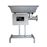 Meat Gear #32 Electric Meat Grinder 3 HP 220V Cast Iron Head & Pedestal, Model: MO32AC3HP2201PE
